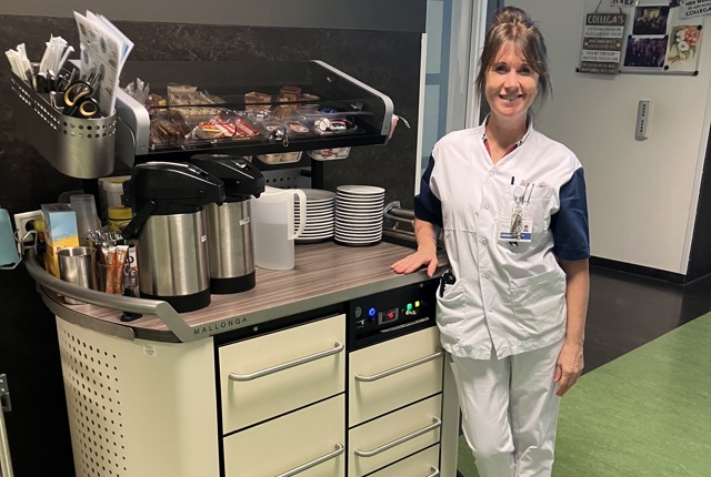 Cristel Sonnemans, voedingsassistente in de keuken