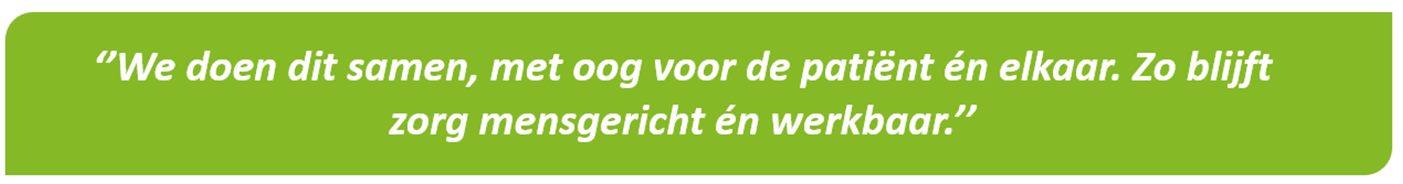 Quote: We doen het samen